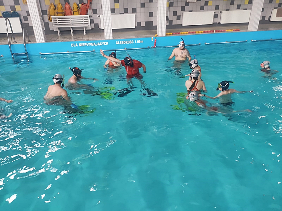 Hokej pod wodą Walenie Siemianowice Śląskie 10 VI 2023. Koniec Walenia czyli Amatorska Liga Hokeja Pod Wodą